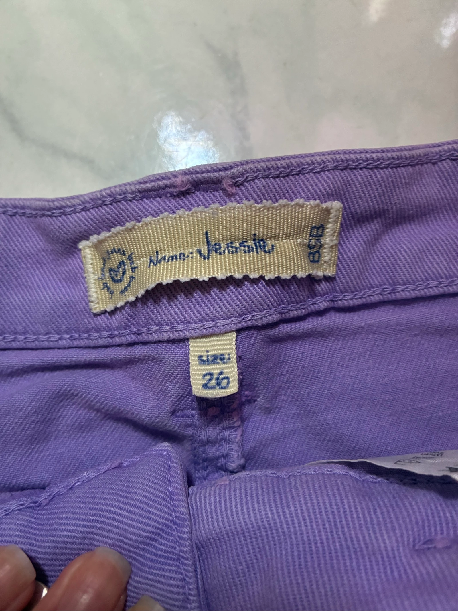 Jupe mauve jeans BSB – photo 7